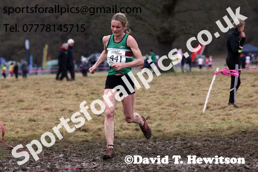 Senior women, 2018 Northern Cross Country Champs., Harewood House, Leeds. Photo: David T. Hewitson/Sports for All Pics